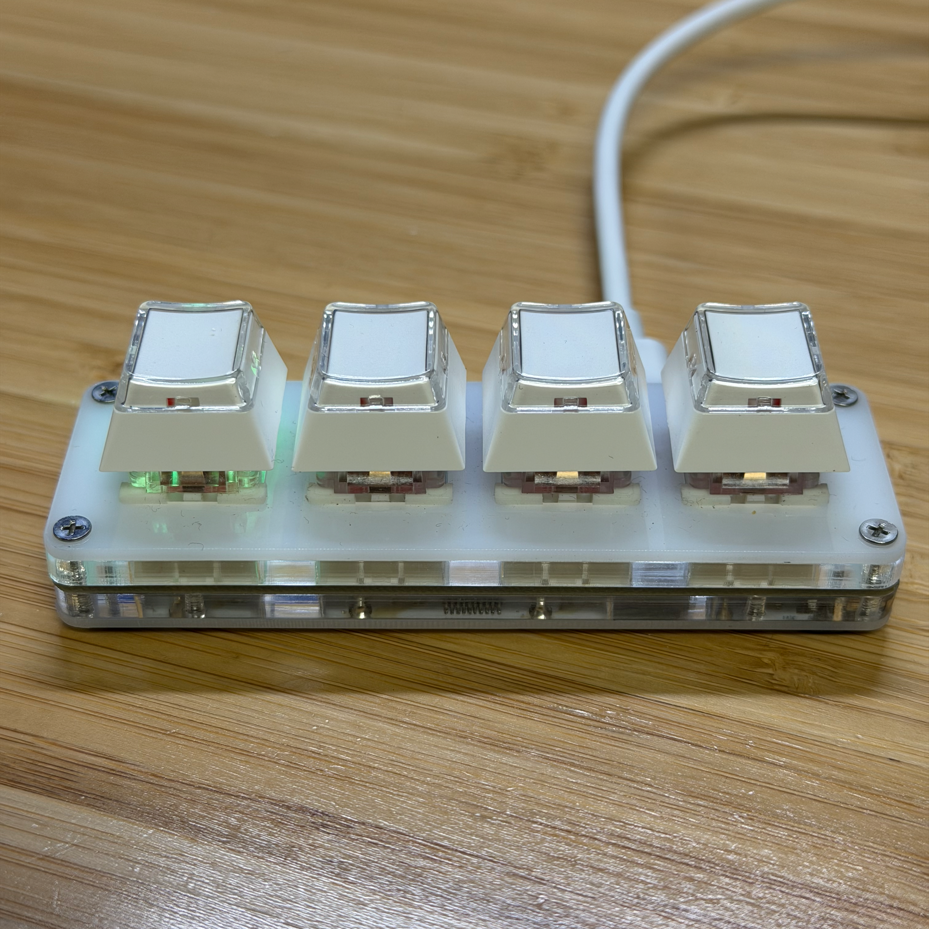 The BTXETUEL 4-Key Mechanical Keyboard vibing